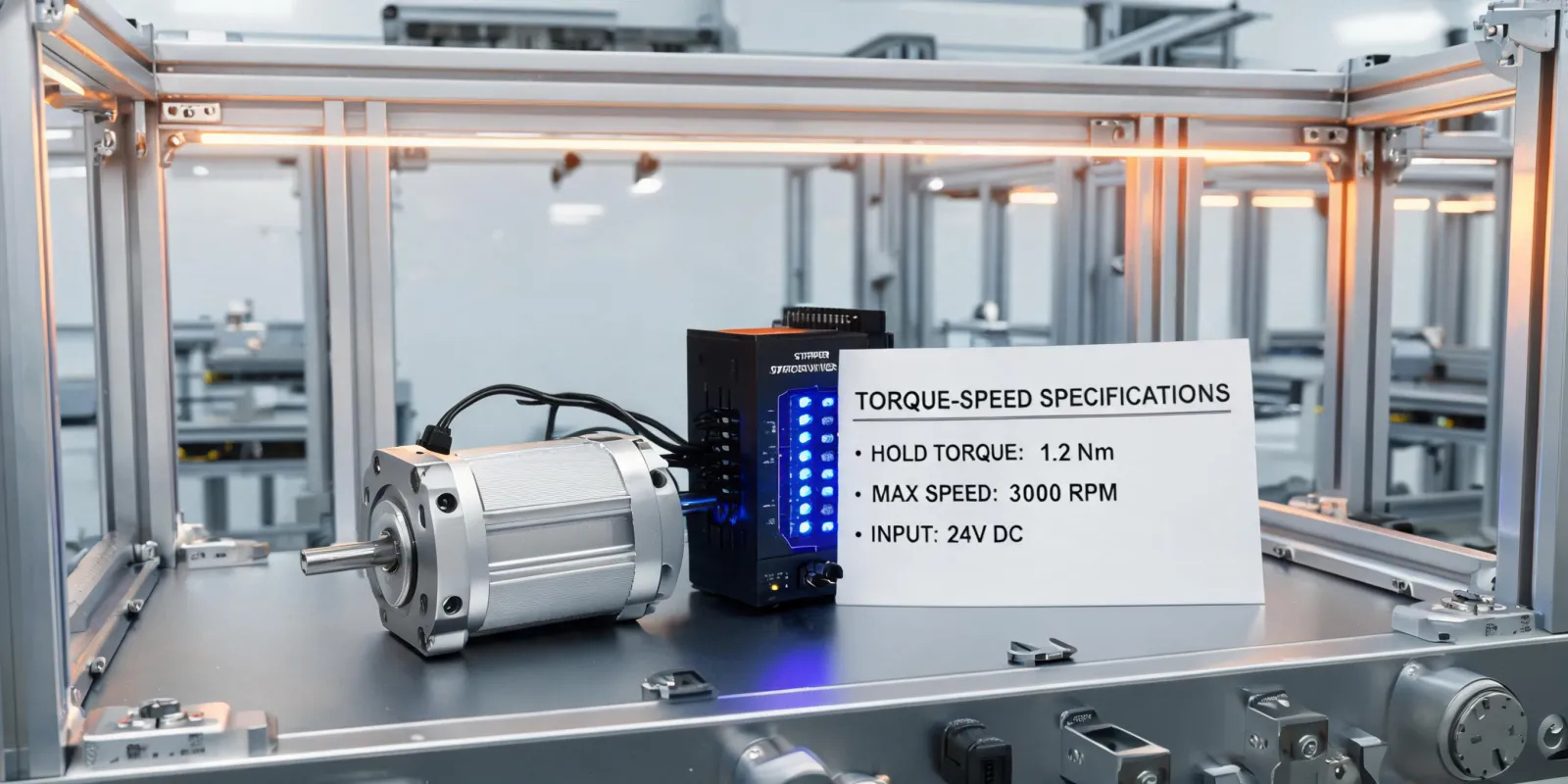 Stepper motor assembly line for factory automation